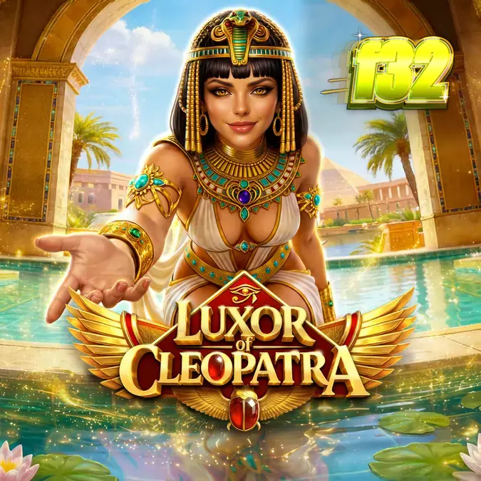 Tampilan layar permainan slot Luxor of Cleopatra di perangkat seluler